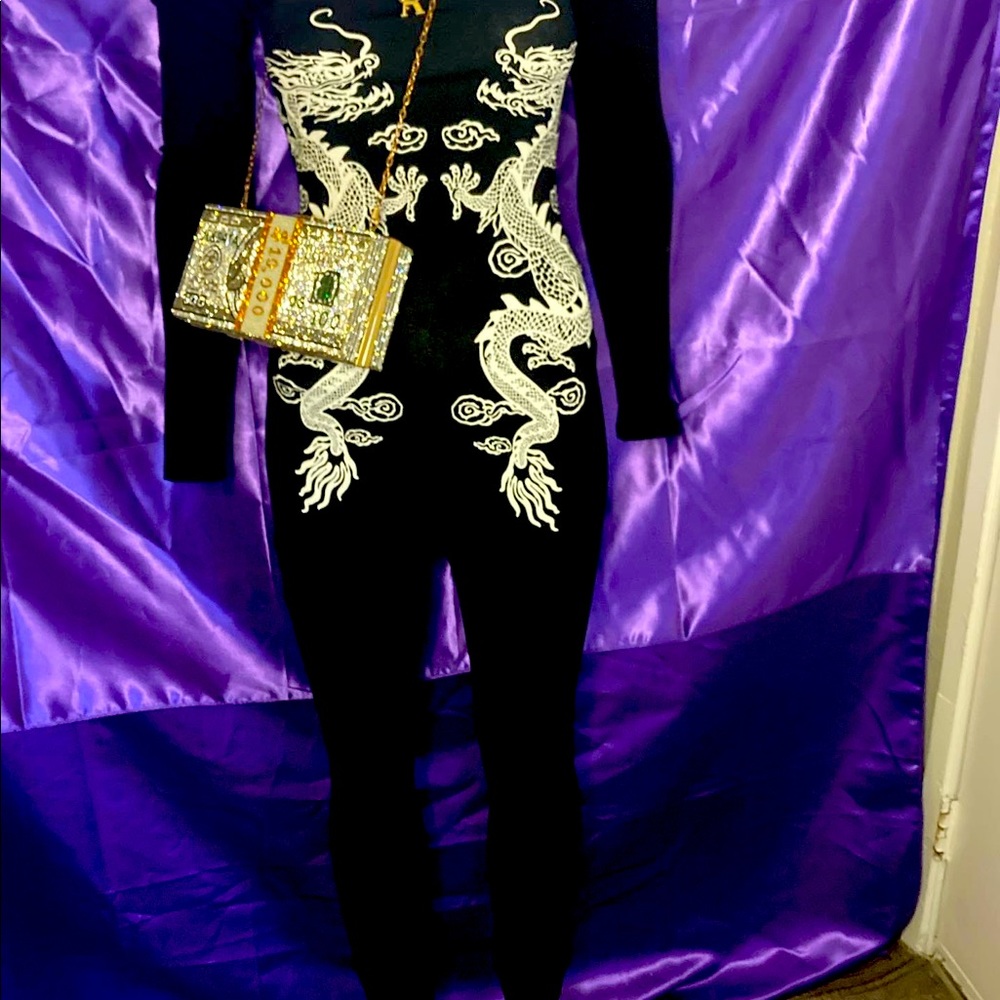 Day& Night Black Dragon 1piece pants.Stretchy.